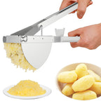 Stainless Steel Potato Masher Heavy Duty Ricer Masher For Baby Food Fruit Vegetable