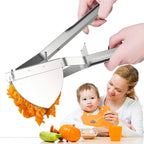 Stainless Steel Potato Masher Heavy Duty Ricer Masher For Baby Food Fruit Vegetable
