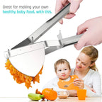 Stainless Steel Potato Masher Heavy Duty Ricer Masher For Baby Food Fruit Vegetable