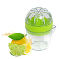 2-in -1 Manual Juicer  Lemon Squeezer With Lid Plastic Manual Lemon Juicer Orange Press Cup Citrus Squeezer with Pour Spout Fruit Tools