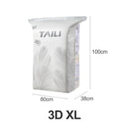Vacuum Storage Bags – Extra Large Space Saving Compression Bags for Comforters, Blankets, Pillows & Clothes, Heavy Duty Stand-Up Vacuum Sealer Bags for Closet Organization