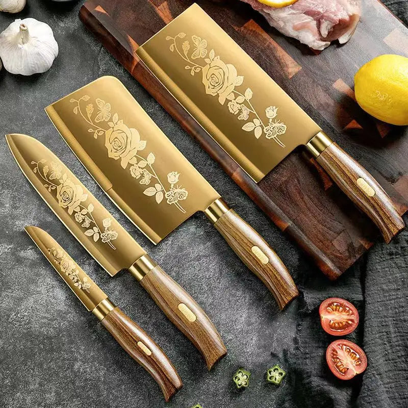 Kitchen Knife Set,  Stainless Steel Chef Knives for Cooking, Sharp Professional Kitchen Tools