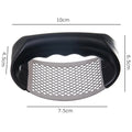 Stainless Steel Garlic Press Crusher Manual  Mincer Chopping  Tools Curve Fruit Vegetable Cooking Kitchen Gadgets
