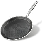 stainless steel frying pan
