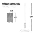 Spray Floor Mop with Pads Handle Mop for Home Kitchen Laminate Wood Ceramic Tiles.