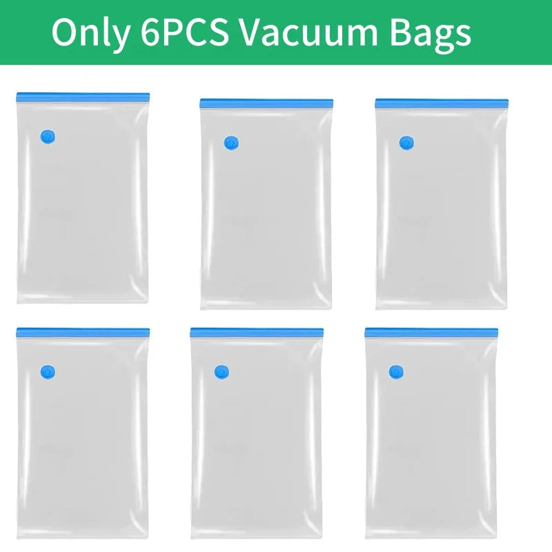 10 Pack Vacuum Storage Bags, Space Saver Bags Compression for  Comforters and Blankets, Sealer Clothes Travel Packing Organizer
