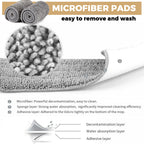 Spray Floor Mop with Pads Handle Mop for Home Kitchen Laminate Wood Ceramic Tiles.