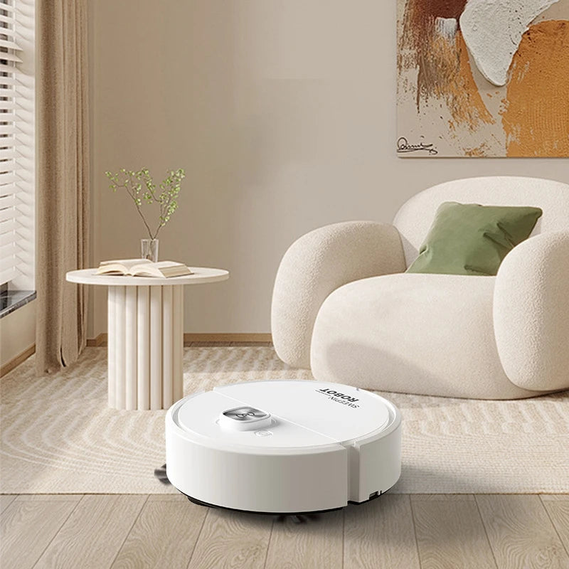 Mini Vacuum Cleaner 3-in-1 Robot Vacuum Cleaner Intelligent Sweeping Robot Household Dust Sweeping Mopping for Home Floor Carpet
