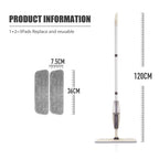 Spray Floor Mop with Pads Handle Mop for Home Kitchen Laminate Wood Ceramic Tiles.