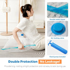 Vacuum Storage Bags for Clothes Space Saving Compression Bags Set with Manual Travel Hand Pump, Heavy Duty Thickened Reusable Organizers for Comforters, Blankets, Bedding  .