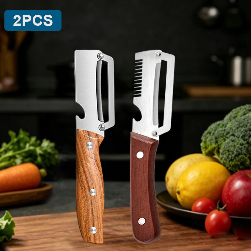 Peeler Multifunctional Stainless Steel Kitchen Peeler for Pineapple Peeling Kitchen Vegetable Tool