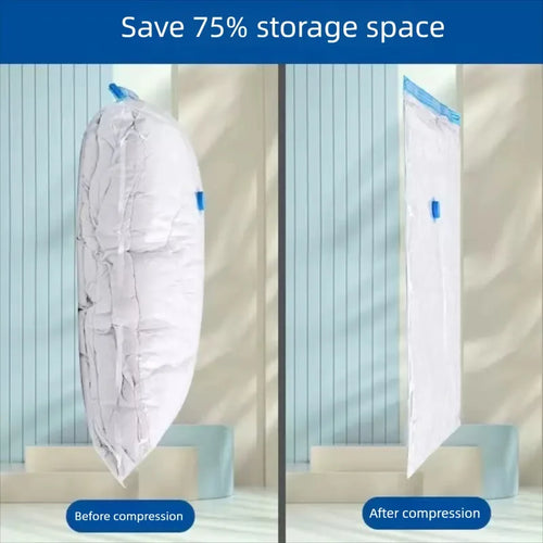 1-10Pack Vacuum Storage Bags, Space Saver Bags Compression for Comforters and Blankets, Sealer Clothes Travel Packing Organizer