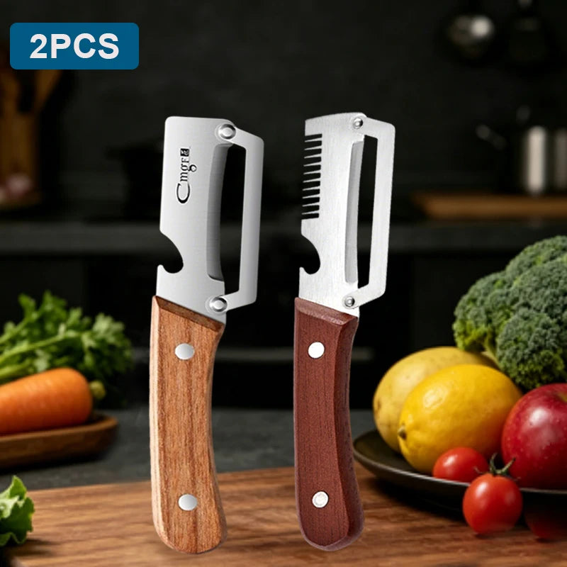 Peeler Multifunctional Stainless Steel Kitchen Peeler for Pineapple Peeling Kitchen Vegetable Tool