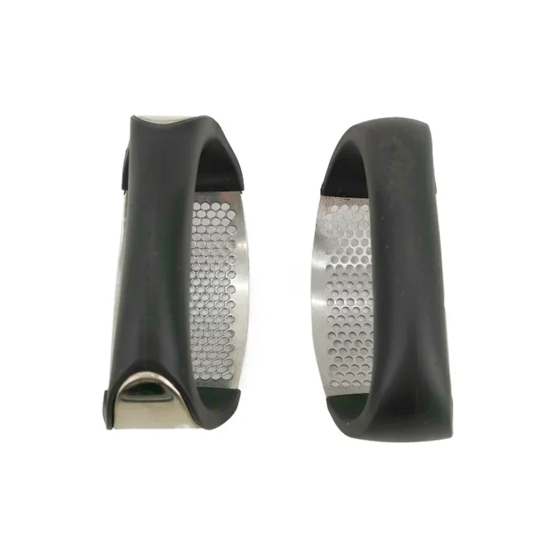 Stainless Steel Garlic Press Crusher Manual  Mincer Chopping  Tools Curve Fruit Vegetable Cooking Kitchen Gadgets