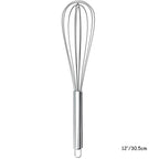 Egg Whisk Stainless Steel Egg Whisk Kitchen  Whisk Milk Egg Beater Egg Mixing Mixer Tools KC0231