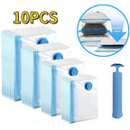 1-10Pack Vacuum Storage Bags, Space Saver Bags Compression for Comforters and Blankets, Sealer Clothes Travel Packing Organizer