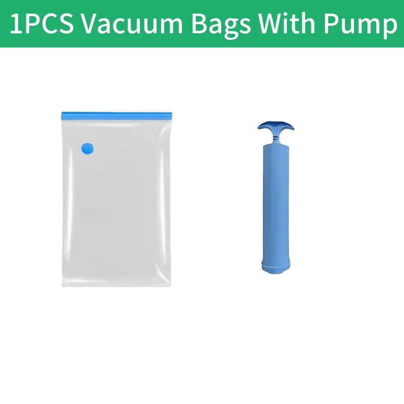 10 Pack Vacuum Storage Bags, Space Saver Bags Compression for  Comforters and Blankets, Sealer Clothes Travel Packing Organizer