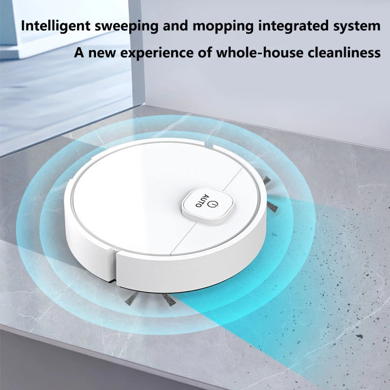 Smart Sweeping Robot 3-in-1 Smart Cleaner Household Rechargeable Fully Automatic Vacuum Cleaner 60000Pa Suction Pets Hair