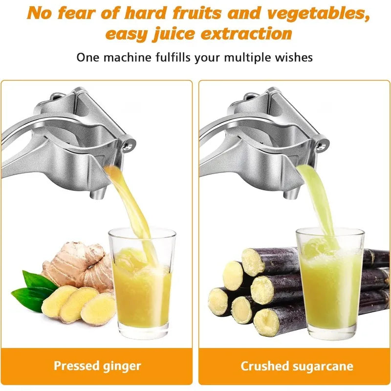Manual Juicer, Fruit Juice Squeezer, Detachable Heavy Duty Citrus Squeezer  Tool, Premium Quality Metal Alloy Squeezer