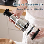 Hand Press Garlic Cutter Chopper Onion Nuts Cutter Vegetable Food Chopper with Storage Container