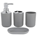 4 Pcs Bathroom  Set Countertop Decor Neat Vanity Organizer for Hotels Homes
