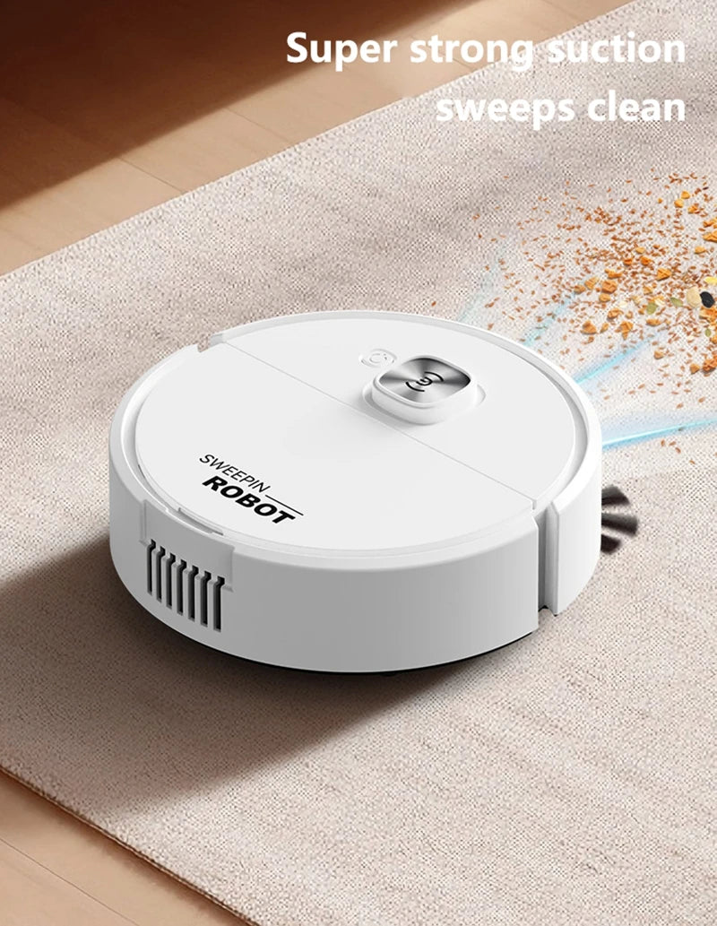 Mini Vacuum Cleaner 3-in-1 Robot Vacuum Cleaner Intelligent Sweeping Robot Household Dust Sweeping Mopping for Home Floor Carpet