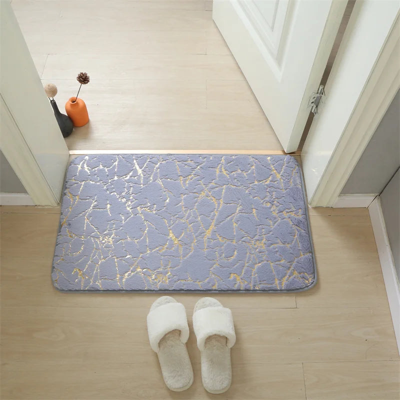 Bath Mat Modern Living Room Area  Rug Washable Bedroom doormat  Non Slip