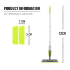 Spray Floor Mop with Pads Handle Mop for Home Kitchen Laminate Wood Ceramic Tiles.