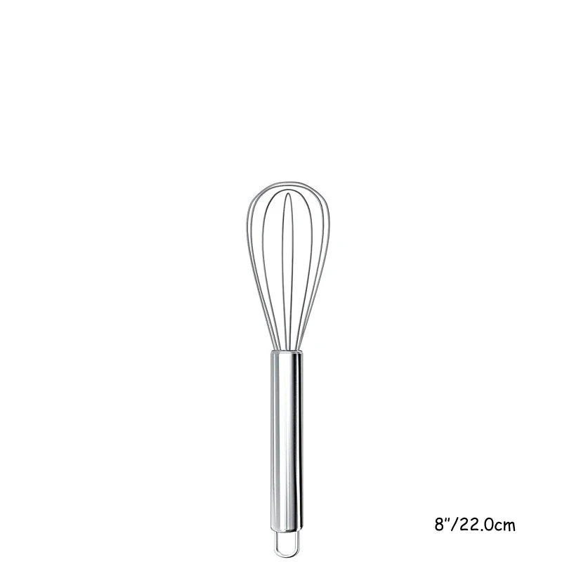 Egg Whisk Stainless Steel Egg Whisk Kitchen  Whisk Milk Egg Beater Egg Mixing Mixer Tools KC0231