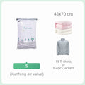 Vacuum Storage Bags for Quilts and Comforters, Space Saving Compression Bags with Patent Turbo-Max Valve, Tool-Free Sealing