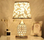 European-Style Crystal Table Lamp