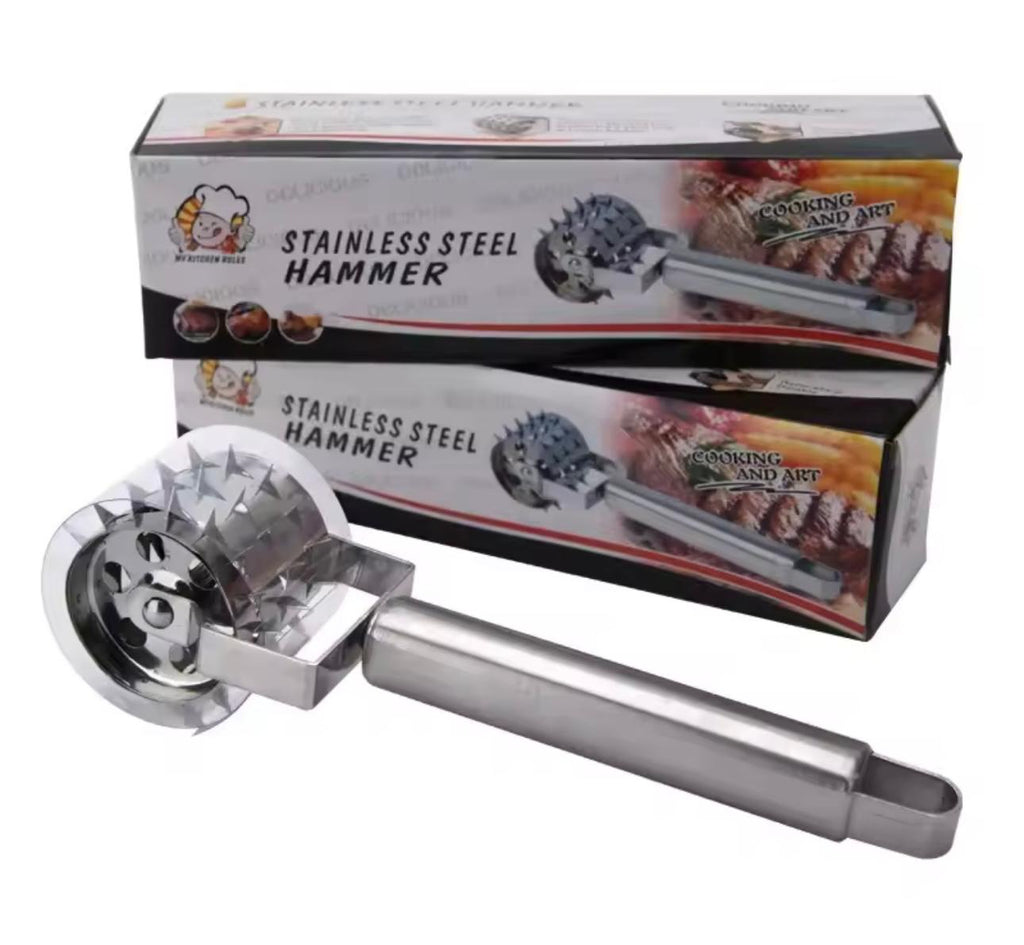 stainless steel meat tenderizer hammer