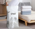 Vacuum Storage Bags – Extra Large Space Saving Compression Bags for Comforters, Blankets, Pillows & Clothes, Heavy Duty Stand-Up Vacuum Sealer Bags for Closet Organization