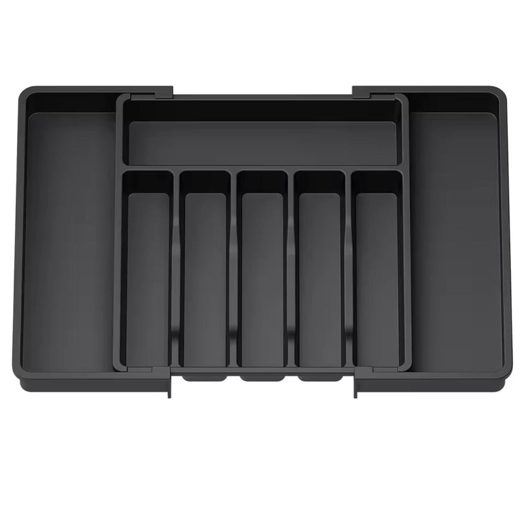 1Pcs Adjustable Organizer – Plastic Multifunctional Drawer Organizer for Kitchen Counter Utensils