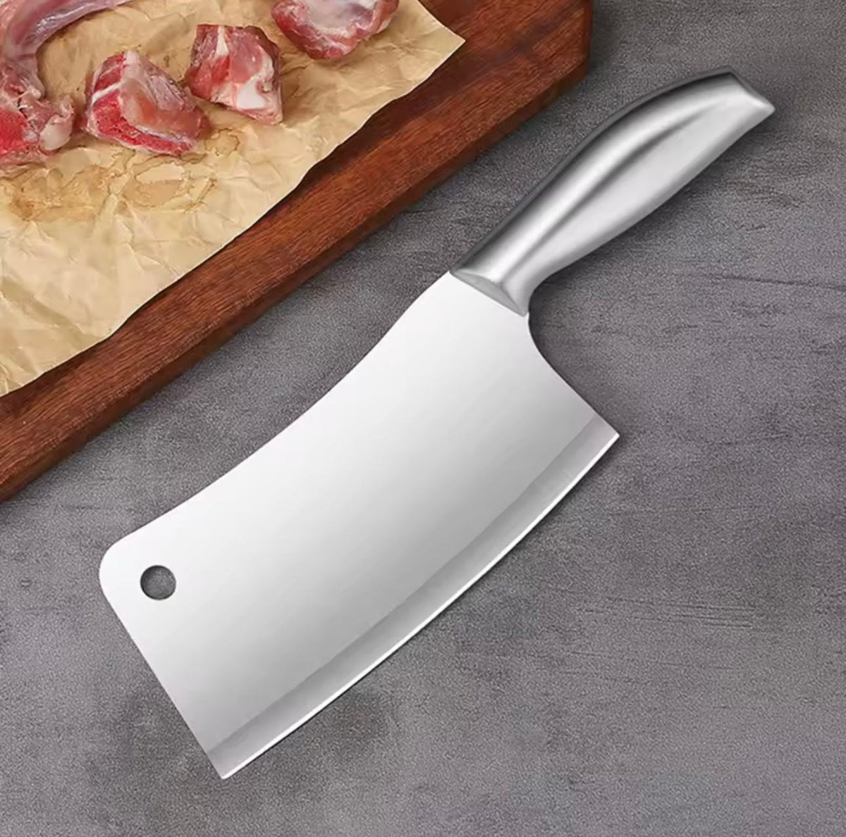 5-Pcs Knife Set, Stainless steal Ultra Sharp  Chopper, and Chef Knife Combo with Honing Rod